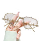 Chic Sunglasses with Rhinestone Accents for Women