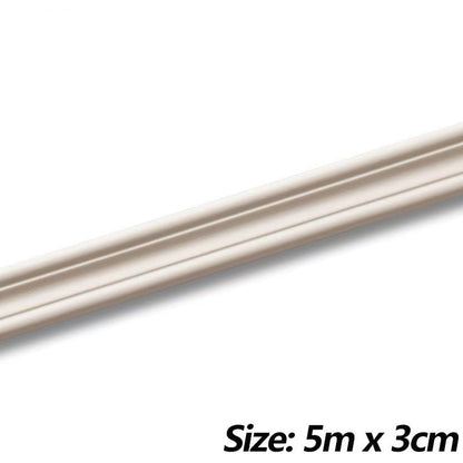 Flexible Molding Trim Strip for Wall Edges