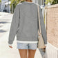 Women's Loose Faux Two-Piece Sweatshirt 