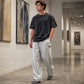 Men's Casual Drawstring Pants with Pockets