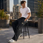 Men's Casual Drawstring Pants with Pockets