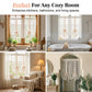 Embroidered Floral Tie-Up Sheer Curtain