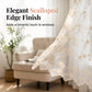 Embroidered Floral Tie-Up Sheer Curtain