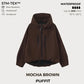 🧥Wide-Brim Hood💧Short Oversized Rain Jacket With Bubble Hem,Adjustable Cuffs