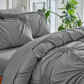 Elegant Pinch Pleat Duvet Cover Set