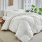 Elegant Pinch Pleat Duvet Cover Set