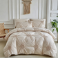 Elegant Pinch Pleat Duvet Cover Set