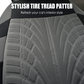 Car Seat Cover Set with Tire Tread Pattern