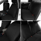 Car Seat Cover Set with Tire Tread Pattern