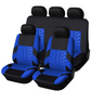 Car Seat Cover Set with Tire Tread Pattern