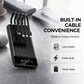 Portable Power Bank with 4 Built-in Cables