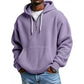 Men's Knit Quarter-Zip Hoodie Sweatshirt