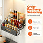 Pull-Down Kitchen Spice Rack Organizer