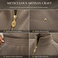 Women's Heavyweight Cotton-Blend Two-Piece Tracksuit Set with Zip-Up and Wide-Leg Pants