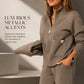 Women's Heavyweight Cotton-Blend Two-Piece Tracksuit Set with Zip-Up and Wide-Leg Pants