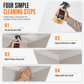 100ml Cobweb Removal Spray and Wall Cleaner for Home Ceiling Corners Dust Cleaning Safe for Walls