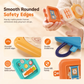 Sensory Busy Ball Stacking Toy and Multi Sided Activity Cube Busy Board for Early Education