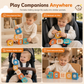 Sensory Busy Ball Stacking Toy and Multi Sided Activity Cube Busy Board for Early Education