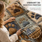 Cute Paw Print Soft Flannel Blanket