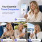Magnetic Wireless Fast Charging Power Bank with Built-in Cable and Stand Portable