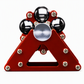 Metal Fidget Spinner Rotating Stress Relief Toy with Rolling Ball Track