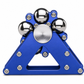 Metal Fidget Spinner Rotating Stress Relief Toy with Rolling Ball Track