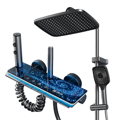 LED Digital Display Rain Shower System