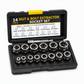 14 Piece Damaged Bolt and Nut Extractor Set Industrial Grade High Hardness High Torque Reverse Thread Screw Remover Kit for Auto Repair