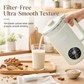 Household Automatic Soy Milk Maker and High- Blender 1500ml Capacity Filter-Free Multi-Functional Food Processor with 10 Blades and 304 Stainless Steel Inner Liner