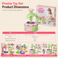 Kids DIY Flower Bouquet Making Kit with Flower Press Machine Arts and Crafts Toy Gift for Girls
