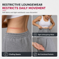 Women High Waisted Wide Leg Sweatpants with Curved Seams and Pockets