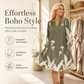 Women's Dress Available in Brown and Green Sizes S to 5XL