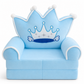 Kids Folding Sofa Bed 3-Tier Cartoon Toddler Lounger Chair with Removable Washable Cover for Napping 120cm Unfolded