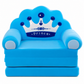 Kids Folding Sofa Bed 3-Tier Cartoon Toddler Lounger Chair with Removable Washable Cover for Napping 120cm Unfolded