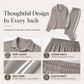 Women's Side Stripe Button-Down Shirt & Joggers Set