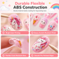 Kids Handmade Press On Nails Set 144 Pieces Almond Shape Cartoon False Nail Tips