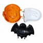 📢📢40% OFF !! ⏰Halloween Pumpkin Ghost and Bat Shaped Candy Plates PP Plastic Fruit Trays and Decorative Snack Dishes