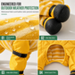 Waterproof Four-Legged Dog Jumpsuit with Covered Feet Dirtproof Warm Autumn Winter Pet Smock with Leash Hole