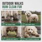 Waterproof Four-Legged Dog Jumpsuit with Covered Feet Dirtproof Warm Autumn Winter Pet Smock with Leash Hole