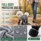 Waterproof Four-Legged Dog Jumpsuit with Covered Feet Dirtproof Warm Autumn Winter Pet Smock with Leash Hole