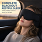 Multifunctional All-in-One Travel Pillow with 3D Blackout Sleep Eye Mask and Slow Rebound Memory Foam Head Support