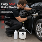 Manual Brake Fluid Bleeder and Changer Tool Kit with 3L Fluid Reservoir for Brake Fluid Extraction and Replenishment