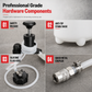 Manual Brake Fluid Bleeder and Changer Tool Kit with 3L Fluid Reservoir for Brake Fluid Extraction and Replenishment