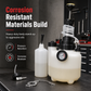 Manual Brake Fluid Bleeder and Changer Tool Kit with 3L Fluid Reservoir for Brake Fluid Extraction and Replenishment
