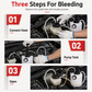 Manual Brake Fluid Bleeder and Changer Tool Kit with 3L Fluid Reservoir for Brake Fluid Extraction and Replenishment