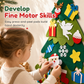DIY Felt Christmas Tree Set with Detachable Ornaments for Kids Wall Hanging Christmas Decorations