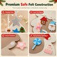 DIY Felt Christmas Tree Set with Detachable Ornaments for Kids Wall Hanging Christmas Decorations