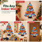 DIY Felt Christmas Tree Set with Detachable Ornaments for Kids Wall Hanging Christmas Decorations