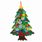DIY Felt Christmas Tree Set with Detachable Ornaments for Kids Wall Hanging Christmas Decorations