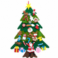 DIY Felt Christmas Tree Set with Detachable Ornaments for Kids Wall Hanging Christmas Decorations